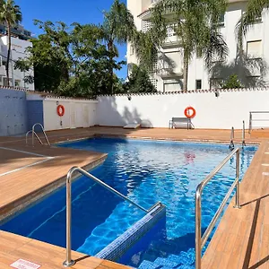 Carihuela Beach, Club San Antonio, Malaga , Torremolinos España